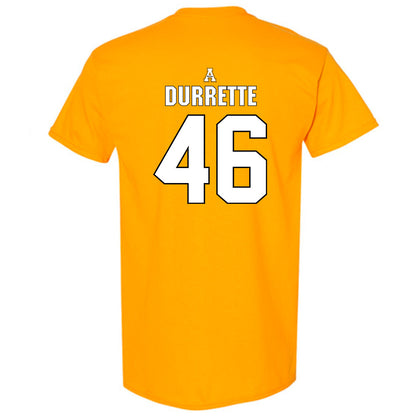 App State - NCAA Football : Damien Durrette - Replica Shersey T-Shirt-1