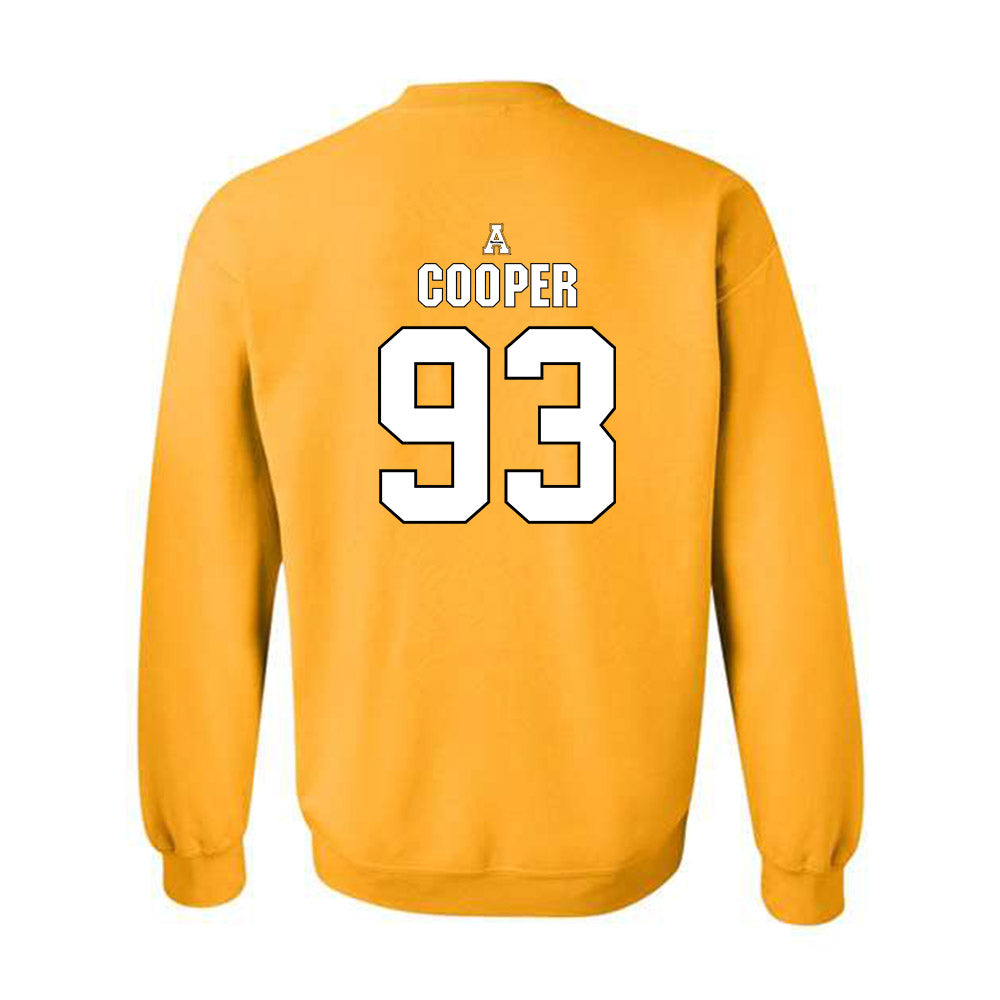 App State - NCAA Football : DeNigel Cooper - Replica Shersey Crewneck Sweatshirt-1