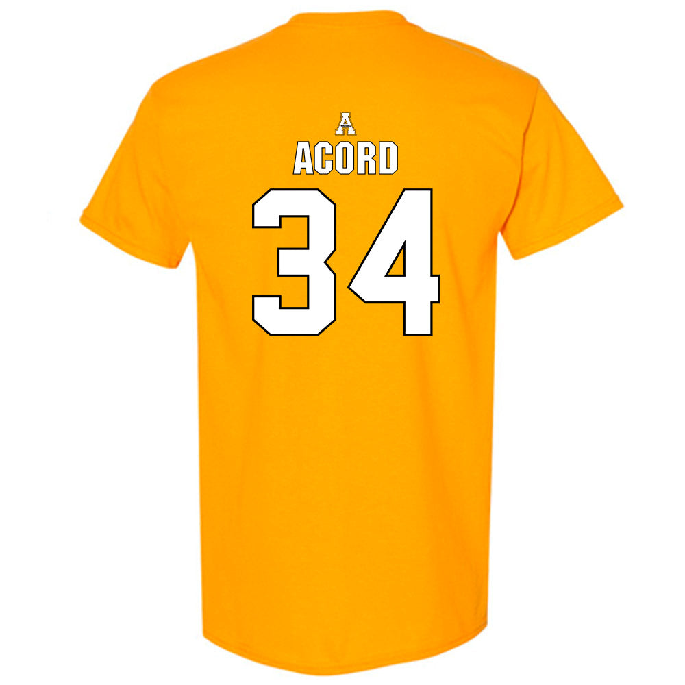 App State - NCAA Football : Joshua Acord - Replica Shersey T-Shirt-1