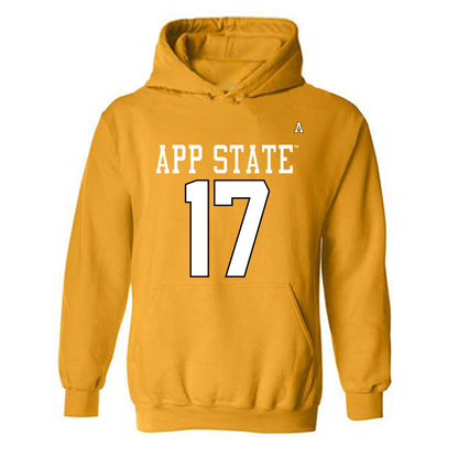 App State - NCAA Football : Torian Mack - Replica Shersey Hooded Sweatshirt-0