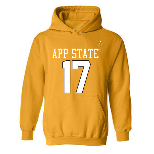 App State - NCAA Football : Torian Mack - Replica Shersey Hooded Sweatshirt-0