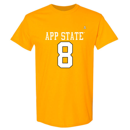 App State - NCAA Football : Dalton Stroman Jr - Replica Shersey T-Shirt