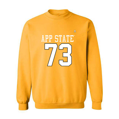 App State - NCAA Football : Will Flowers - Replica Shersey Crewneck Sweatshirt-0