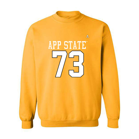 App State - NCAA Football : Will Flowers - Replica Shersey Crewneck Sweatshirt-0
