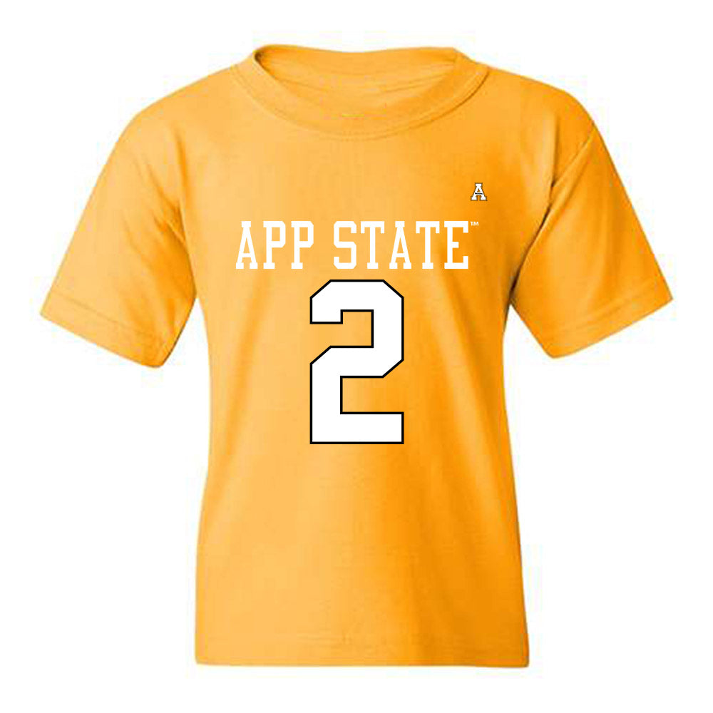 App State - NCAA Football : Kanye Roberts - Replica Shersey Youth T-Shirt-0