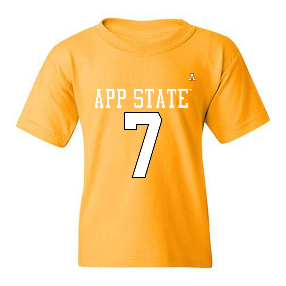 App State - NCAA Football : Jordan Favors - Replica Shersey Youth T-Shirt-0