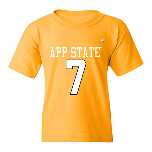 App State - NCAA Football : Jordan Favors - Replica Shersey Youth T-Shirt-0