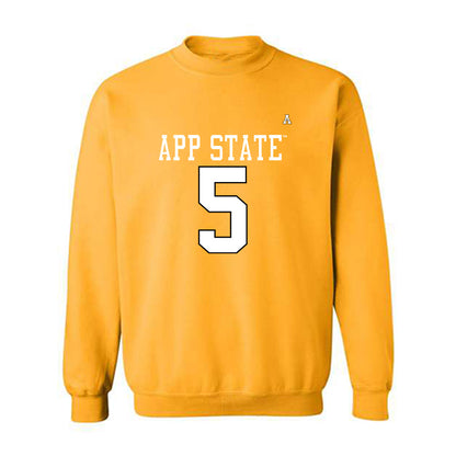 App State - NCAA Football : Zyeir Gamble - Replica Shersey Crewneck Sweatshirt-0