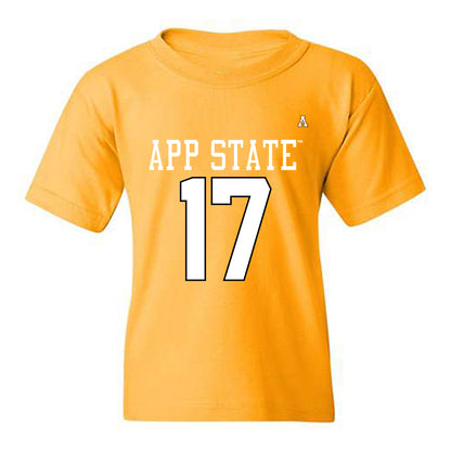 App State - NCAA Football : Jatorian Mack - Replica Shersey Youth T-Shirt-0