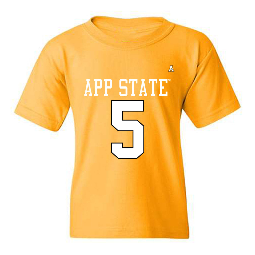 App State - NCAA Football : Zyeir Gamble - Replica Shersey Youth T-Shirt-0