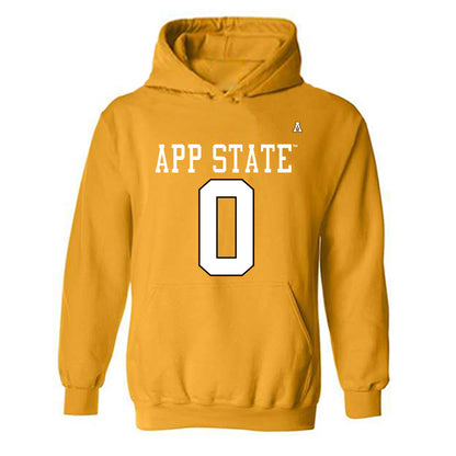 App State - NCAA Football : Doopah Coleman - Replica Shersey Hooded Sweatshirt-0