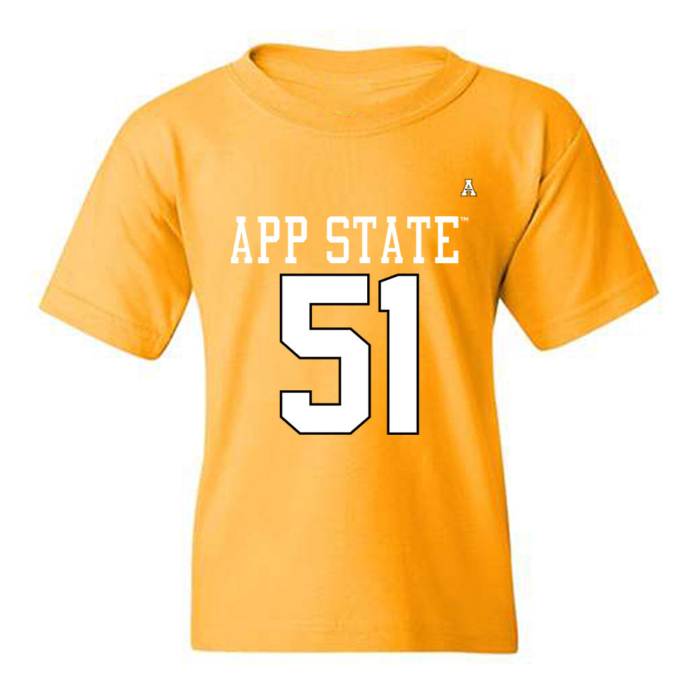 App State - NCAA Football : Kj Liles - Replica Shersey Youth T-Shirt-0