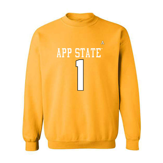 App State - NCAA Football : Shawn Collins - Replica Shersey Crewneck Sweatshirt-0