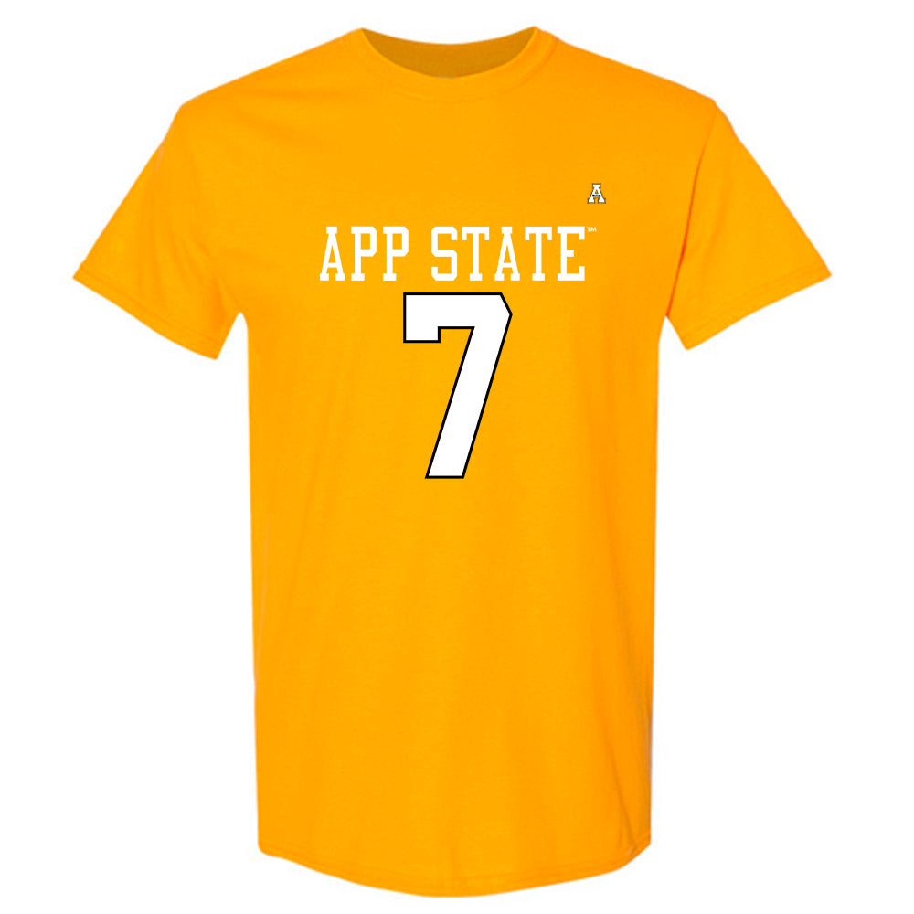 App State - NCAA Football : Jordan Favors - Replica Shersey T-Shirt-0