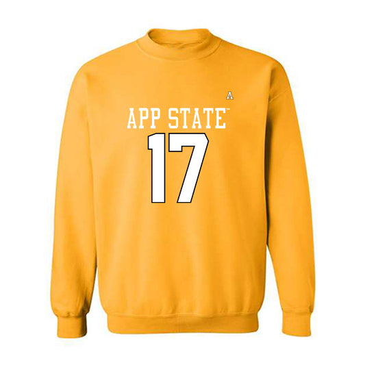 App State - NCAA Football : Jatorian Mack - Replica Shersey Crewneck Sweatshirt-0