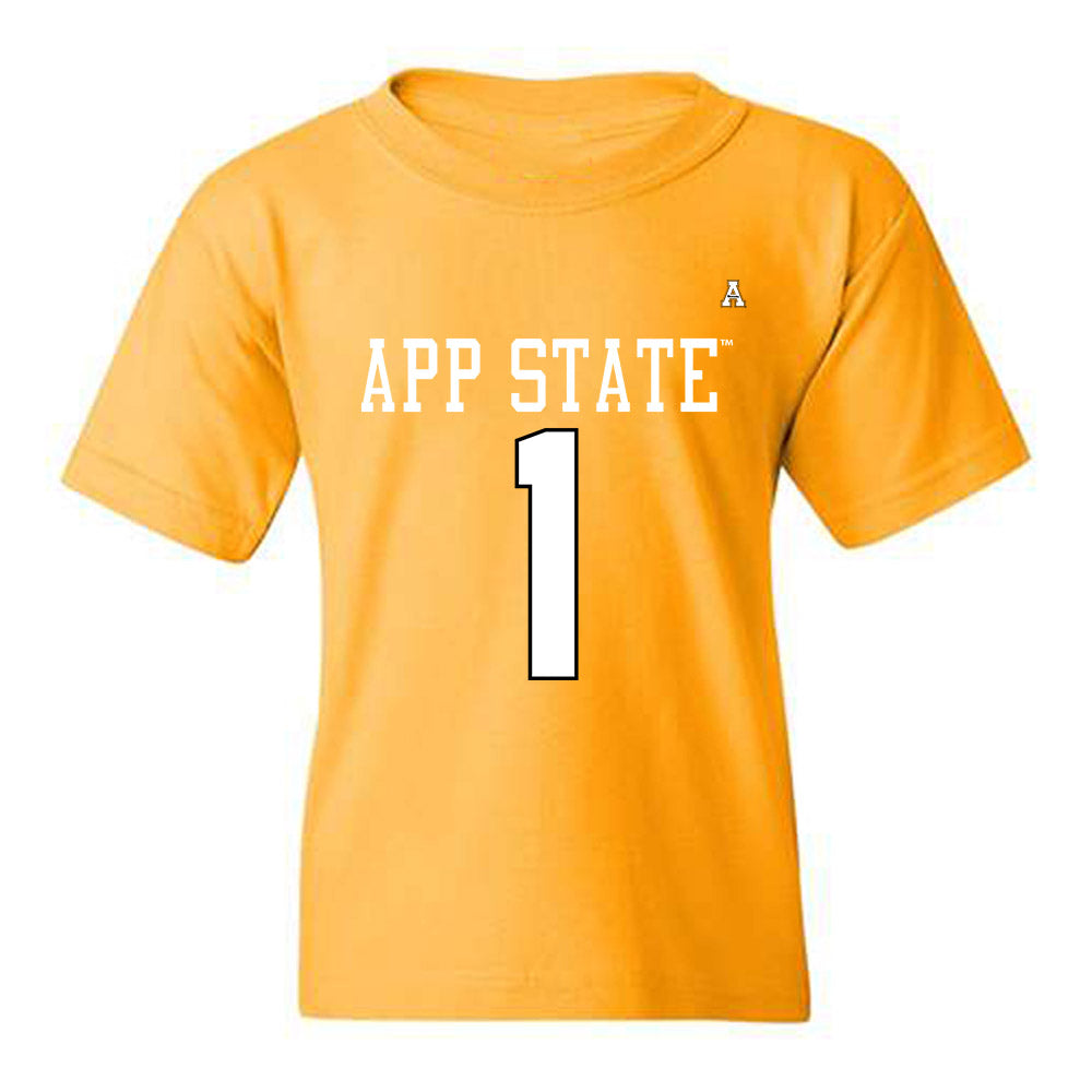 App State - NCAA Football : Shawn Collins - Replica Shersey Youth T-Shirt-0
