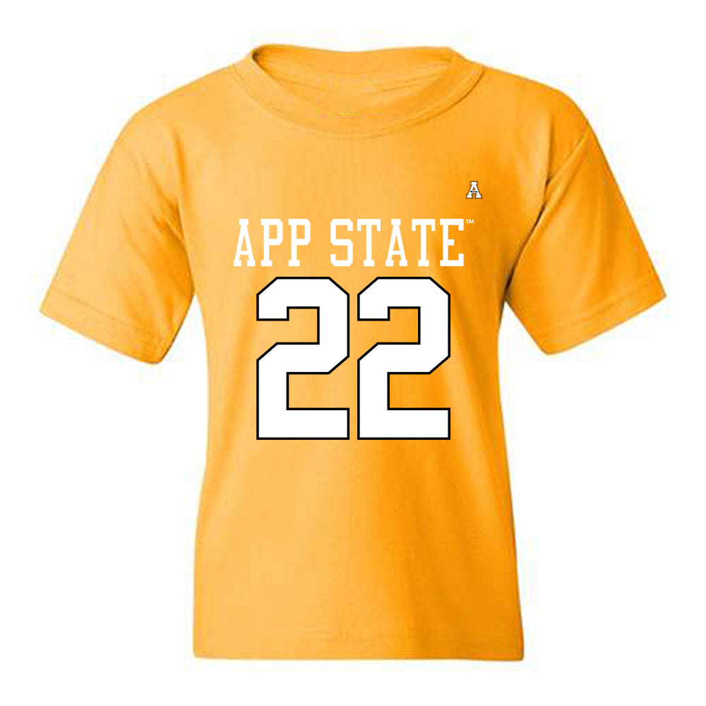 App State - NCAA Football : Jaquari Lewis - Replica Shersey Youth T-Shirt-0