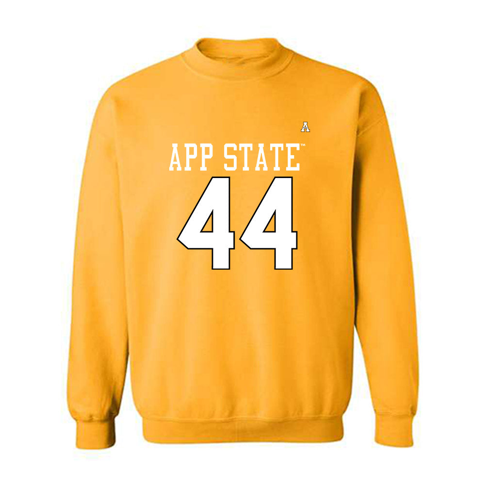 App State - NCAA Football : jared Gibble - Replica Shersey Crewneck Sweatshirt-0