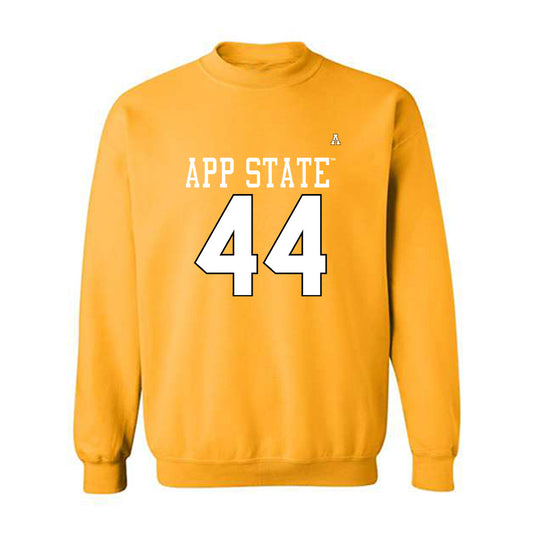 App State - NCAA Football : jared Gibble - Replica Shersey Crewneck Sweatshirt-0