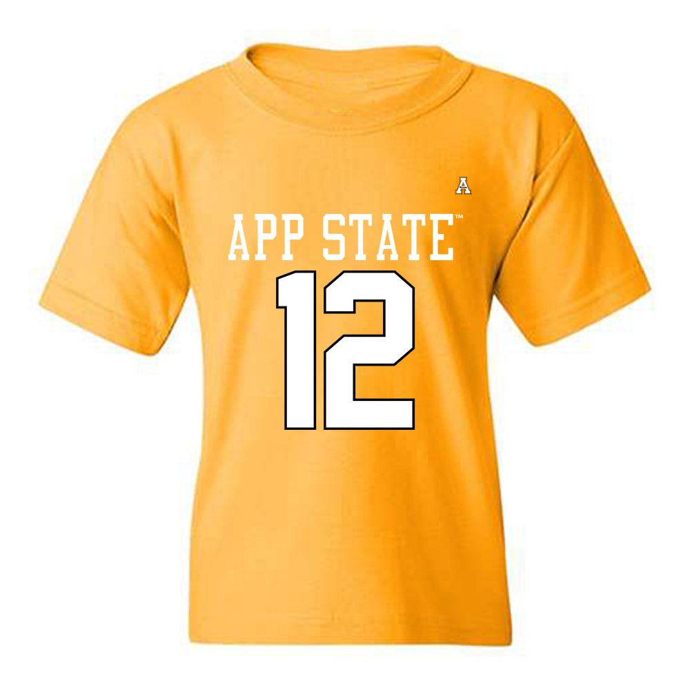 App State - NCAA Football : William Fowles - Replica Shersey Youth T-Shirt-0