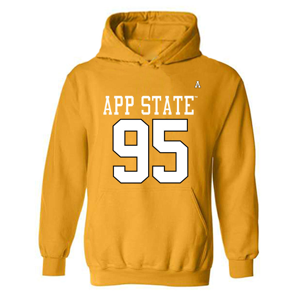 App State - NCAA Football : Kaden Ellis - Replica Shersey Hooded Sweatshirt-0