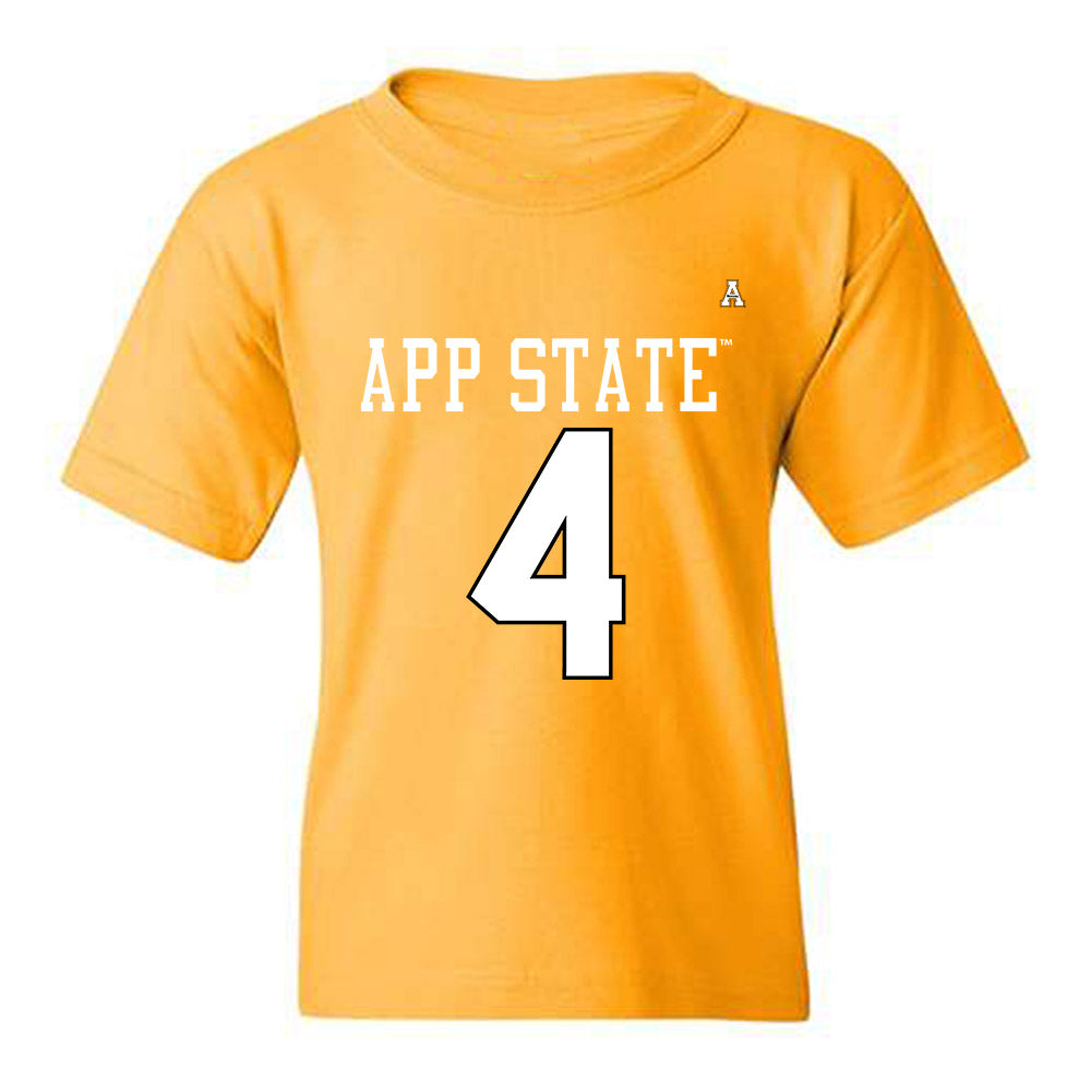App State - NCAA Football : Izayah Cummings - Replica Shersey Youth T-Shirt-0