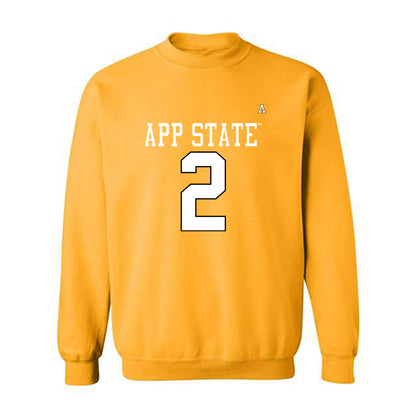 App State - NCAA Football : Kanye Roberts - Replica Shersey Crewneck Sweatshirt-0