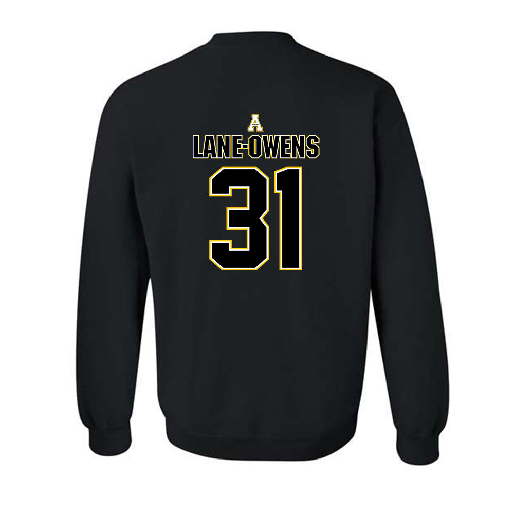 App State - NCAA Football : Marquis Lane-Owens - Replica Shersey Crewneck Sweatshirt-1