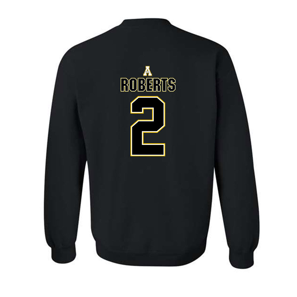 App State - NCAA Football : Kanye Roberts - Replica Shersey Crewneck Sweatshirt-1