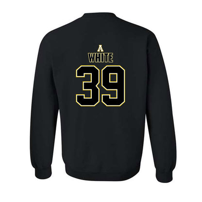 App State - NCAA Football : Kavin White - Replica Shersey Crewneck Sweatshirt-1
