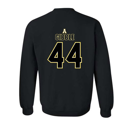 App State - NCAA Football : jared Gibble - Replica Shersey Crewneck Sweatshirt-1