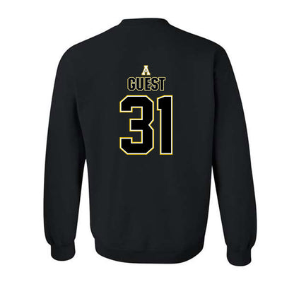 App State - NCAA Football : Max Guest - Replica Shersey Crewneck Sweatshirt-1