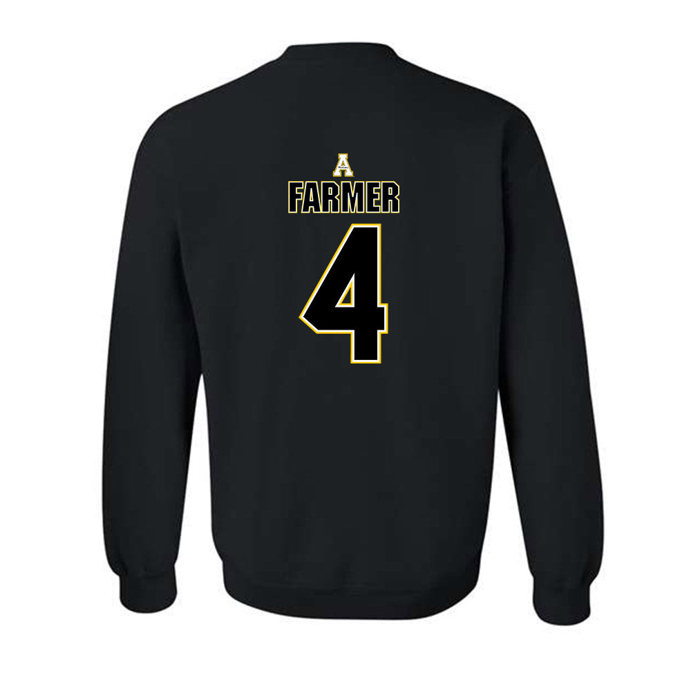 App State - NCAA Football : Myles Farmer - Replica Shersey Crewneck Sweatshirt-1