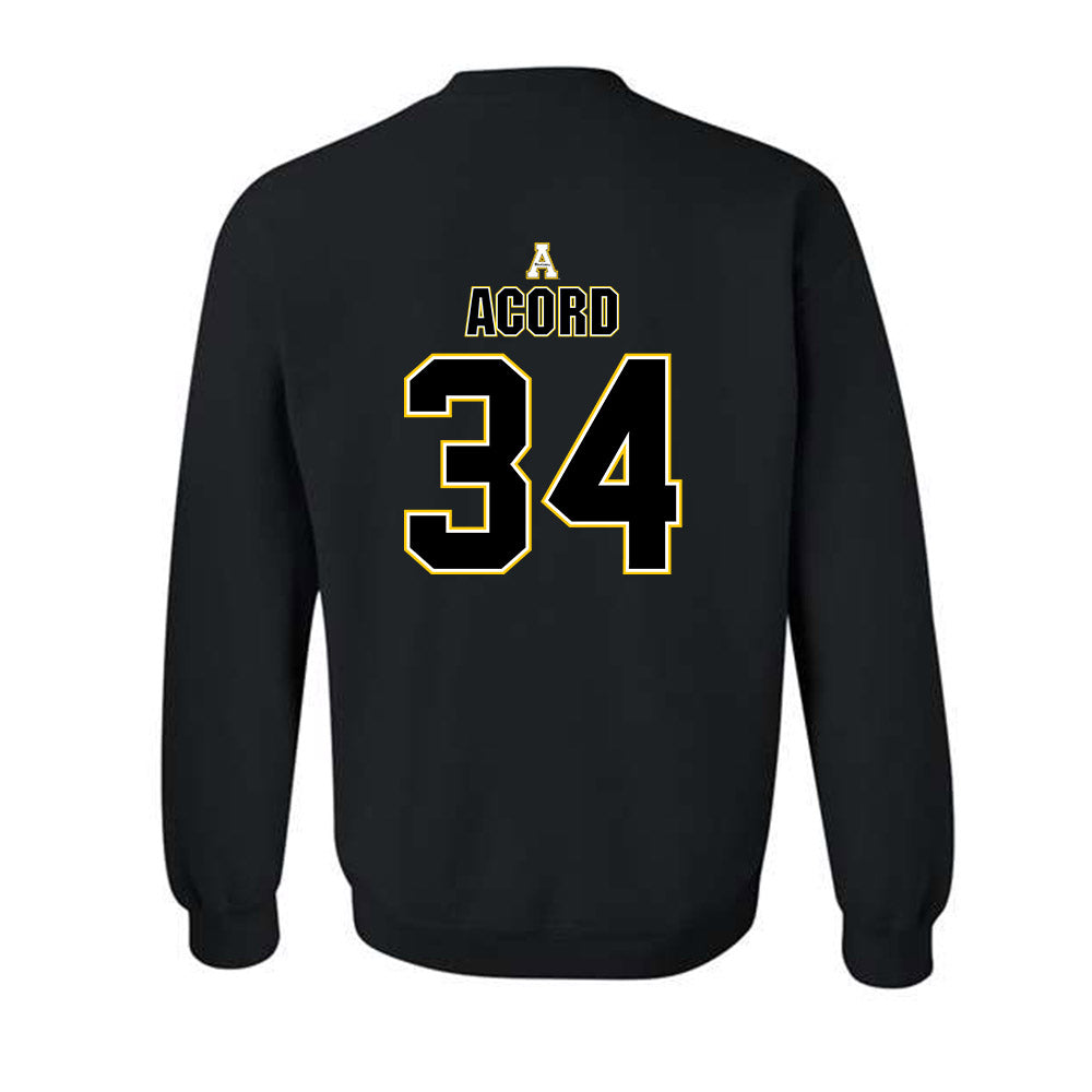 App State - NCAA Football : Joshua Acord - Replica Shersey Crewneck Sweatshirt-1