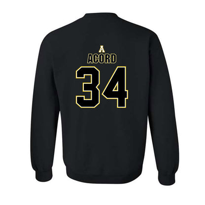 App State - NCAA Football : Joshua Acord - Replica Shersey Crewneck Sweatshirt-1