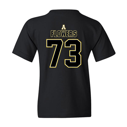 App State - NCAA Football : Will Flowers - Replica Shersey Youth T-Shirt-1