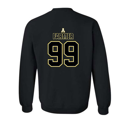 App State - NCAA Football : Kendall Farmer - Replica Shersey Crewneck Sweatshirt-1