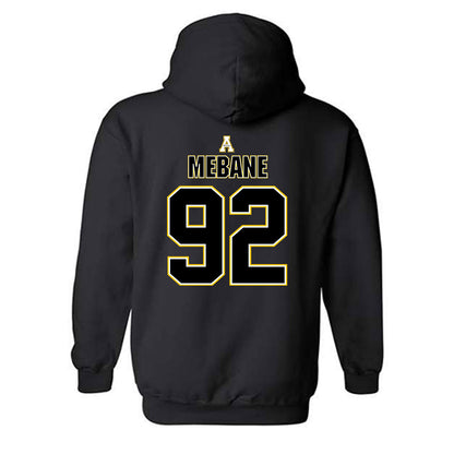 App State - NCAA Football : AJ Mebane - Replica Shersey Hooded Sweatshirt
