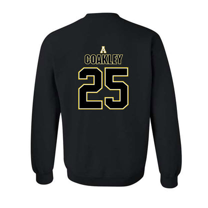 App State - NCAA Football : Zahn Coakley - Replica Shersey Crewneck Sweatshirt-1