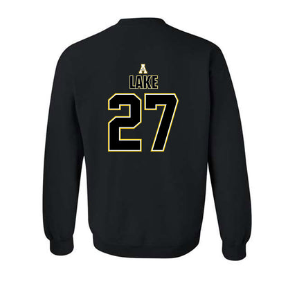 App State - NCAA Football : Mitchell Lake - Replica Shersey Crewneck Sweatshirt-1