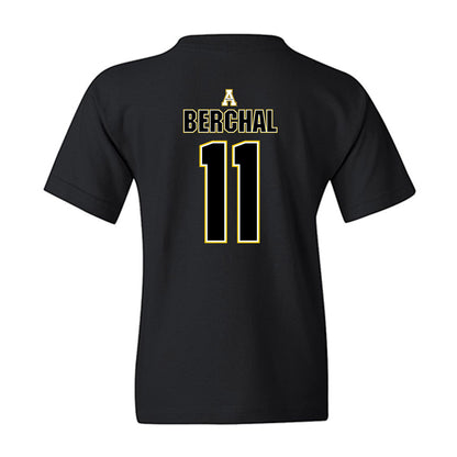 App State - NCAA Football : Juan Berchal - Replica Shersey Youth T-Shirt-1
