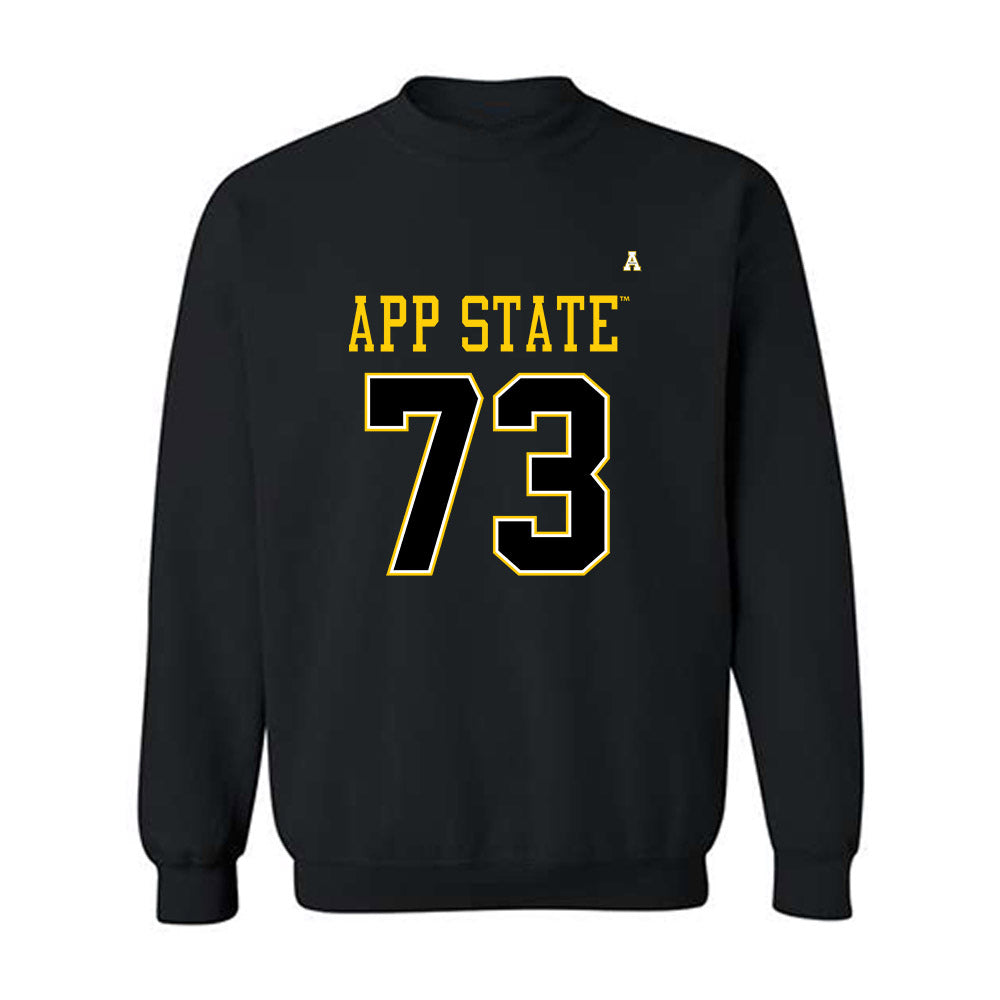 App State - NCAA Football : Will Flowers - Replica Shersey Crewneck Sweatshirt-0