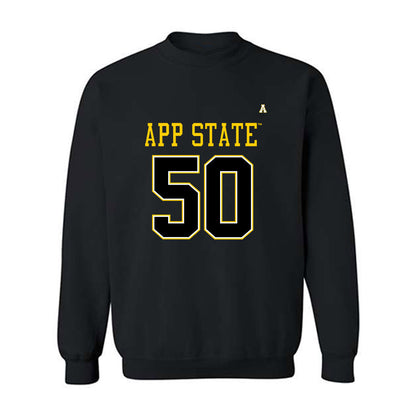 App State - NCAA Football : Jackson Briley - Replica Shersey Crewneck Sweatshirt-0