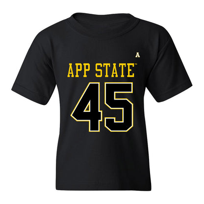 App State - NCAA Football : Nick Campbell - Replica Shersey Youth T-Shirt