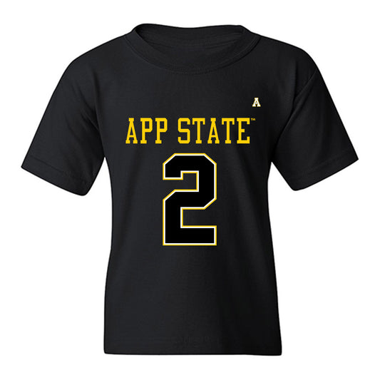 App State - NCAA Football : Kanye Roberts - Replica Shersey Youth T-Shirt-0