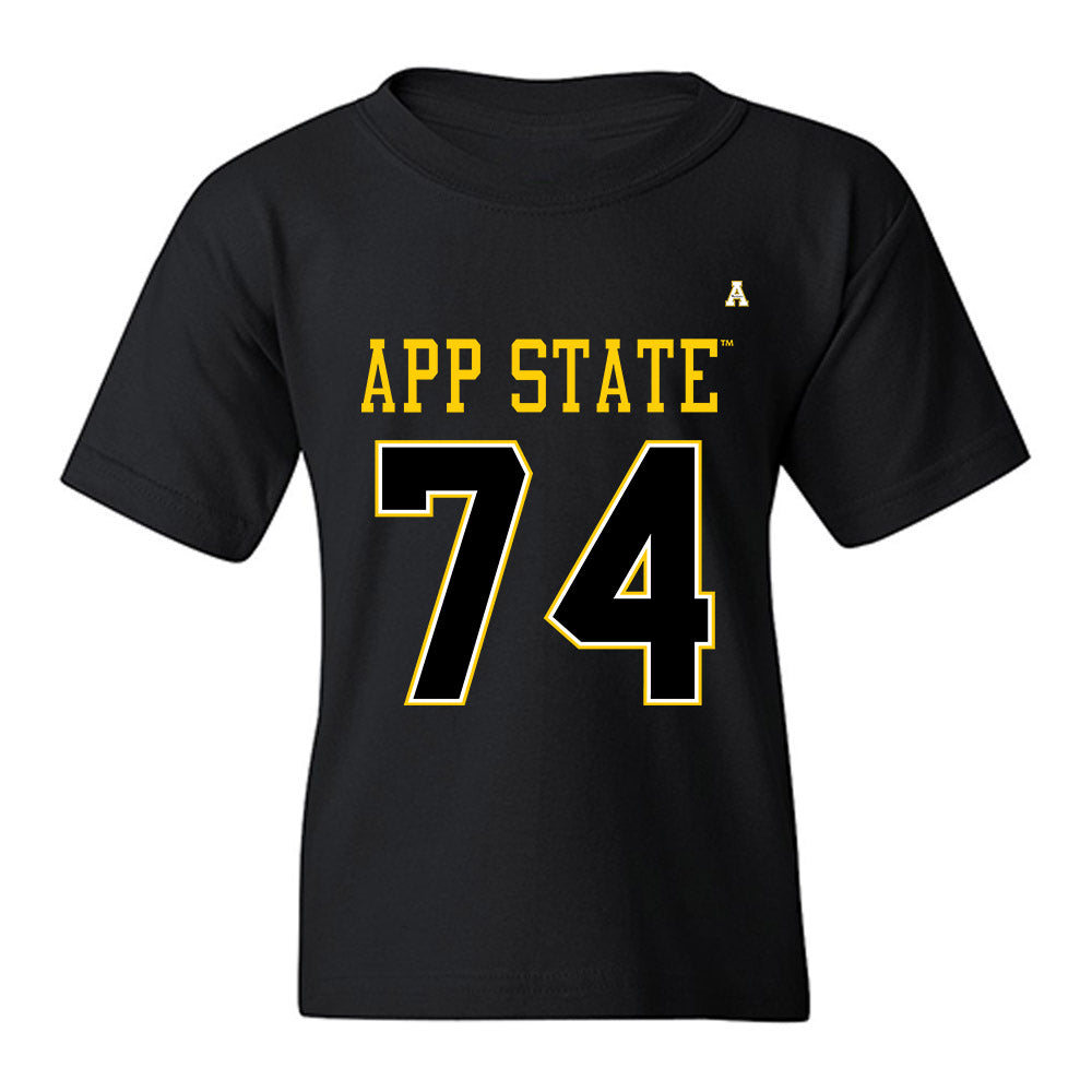 App State - NCAA Football : Griffin Scroggs - Replica Shersey Youth T-Shirt-0