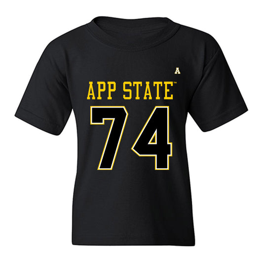 App State - NCAA Football : Griffin Scroggs - Replica Shersey Youth T-Shirt-0