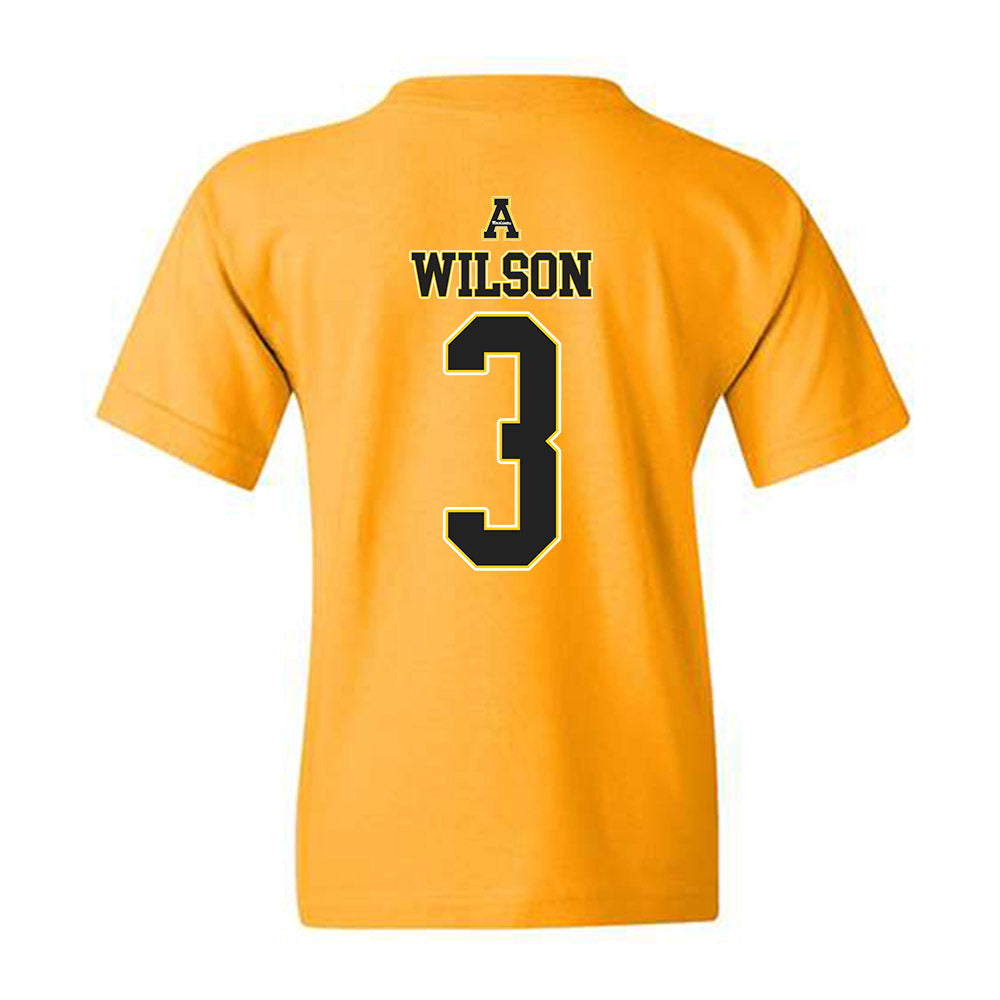 App State - NCAA Men's Basketball : Luke Wilson - Replica Shersey Youth T-Shirt-1