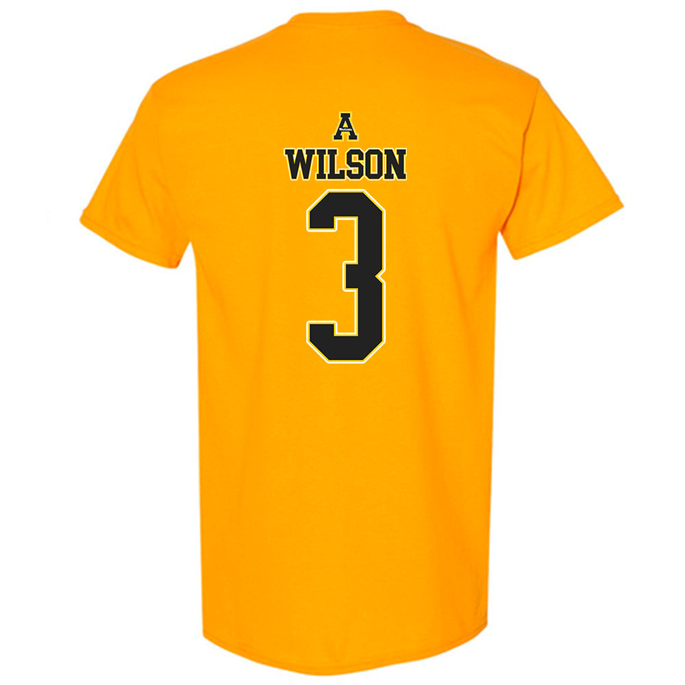 App State - NCAA Men's Basketball : Luke Wilson - Replica Shersey T-Shirt-1