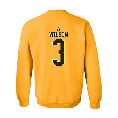 App State - NCAA Men's Basketball : Luke Wilson - Replica Shersey Crewneck Sweatshirt-1